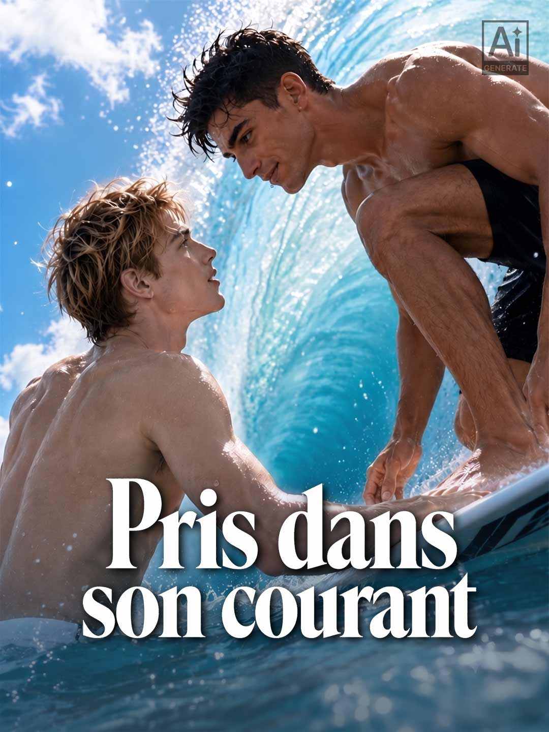 Pris dans son courant