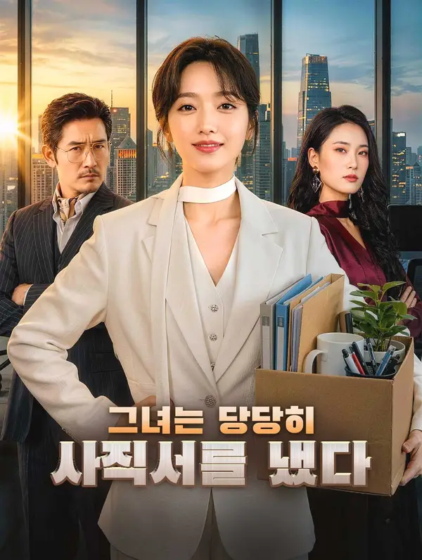 그녀는 당당히 사직서를 냈다