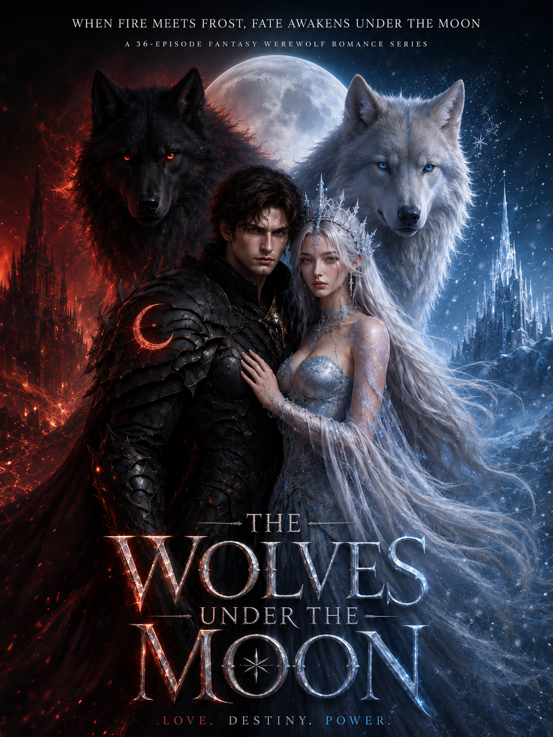The wolves under the moon!