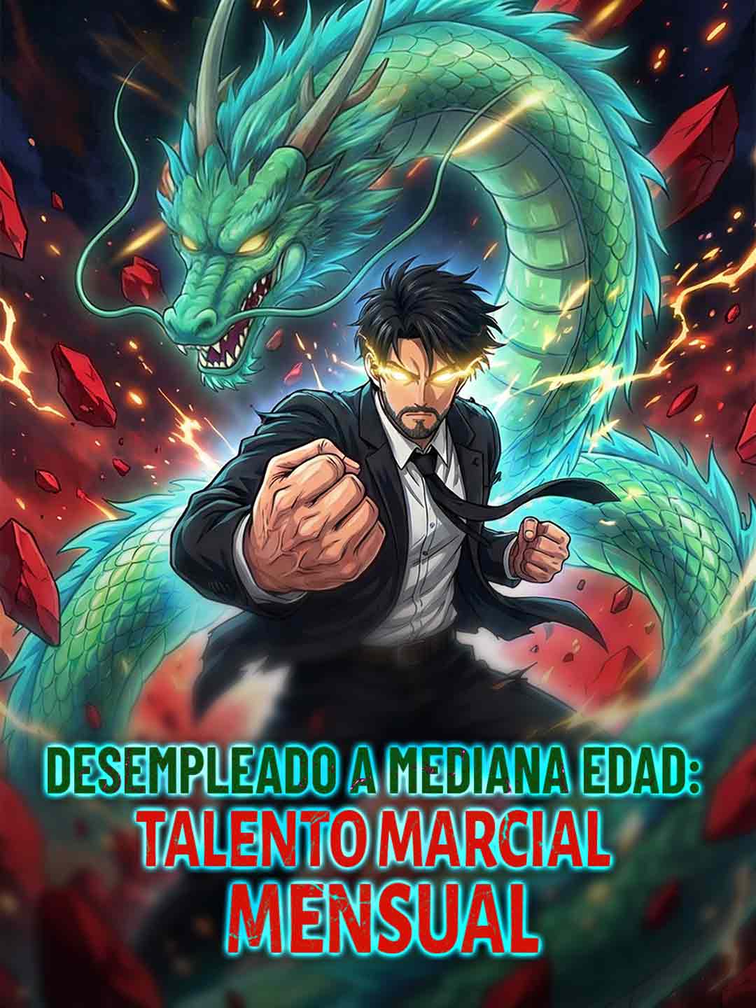 Desempleado a mediana edad: talento marcial mensual