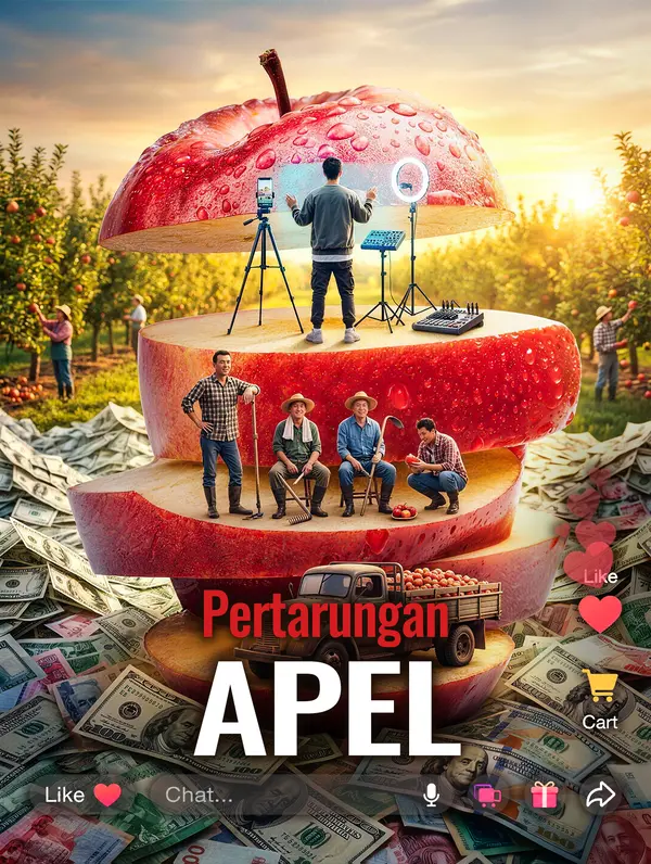 Pertarungan Apel