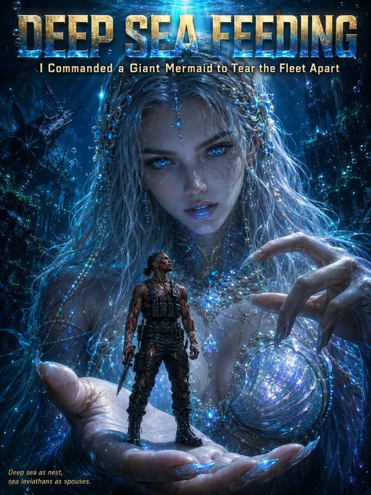 Deep Sea Feeding , I Commanded a Giant Mermaid to Tear the Fleet Apart