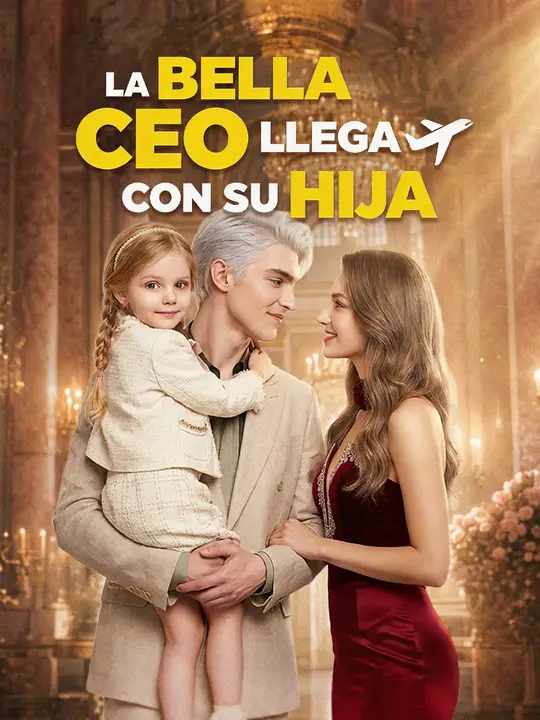 La bella CEO llega con su hija