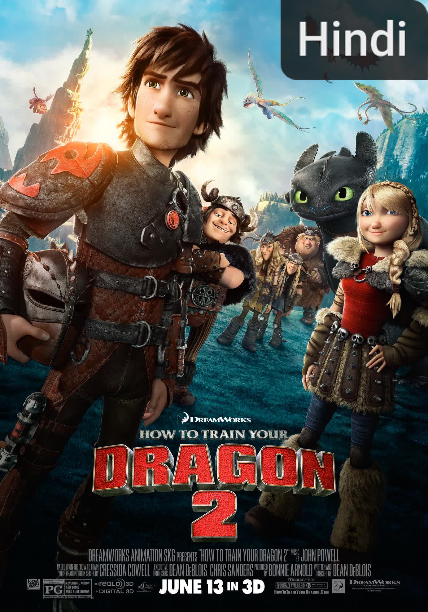 How to Train Your Dragon 2 [Hindi] (2014)