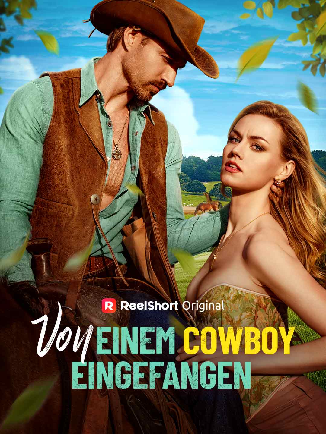 Von einem Cowboy eingefangen