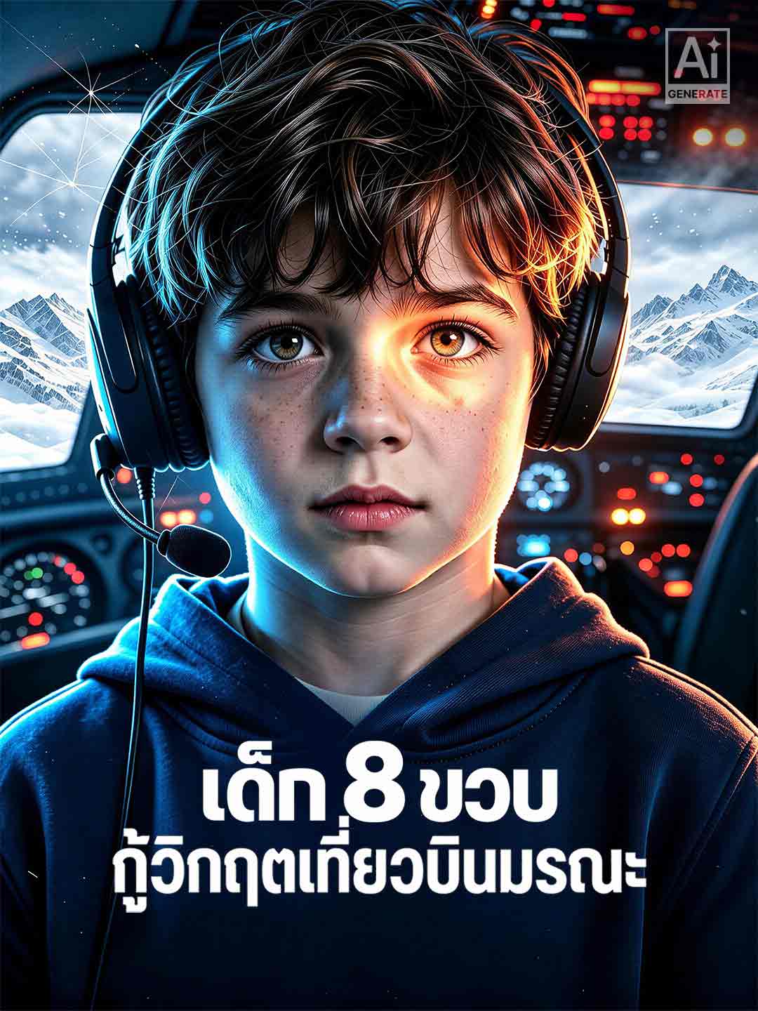 เด็ก 8 ขวบกู้วิกฤตเที่ยวบินมรณะ