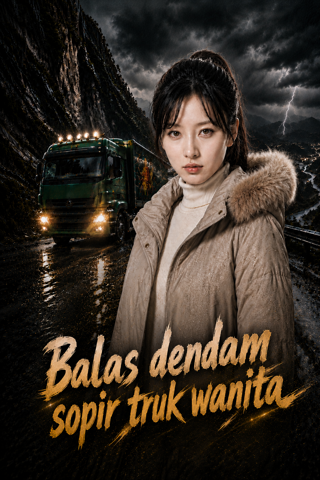 Balas dendam sopir truk wanita