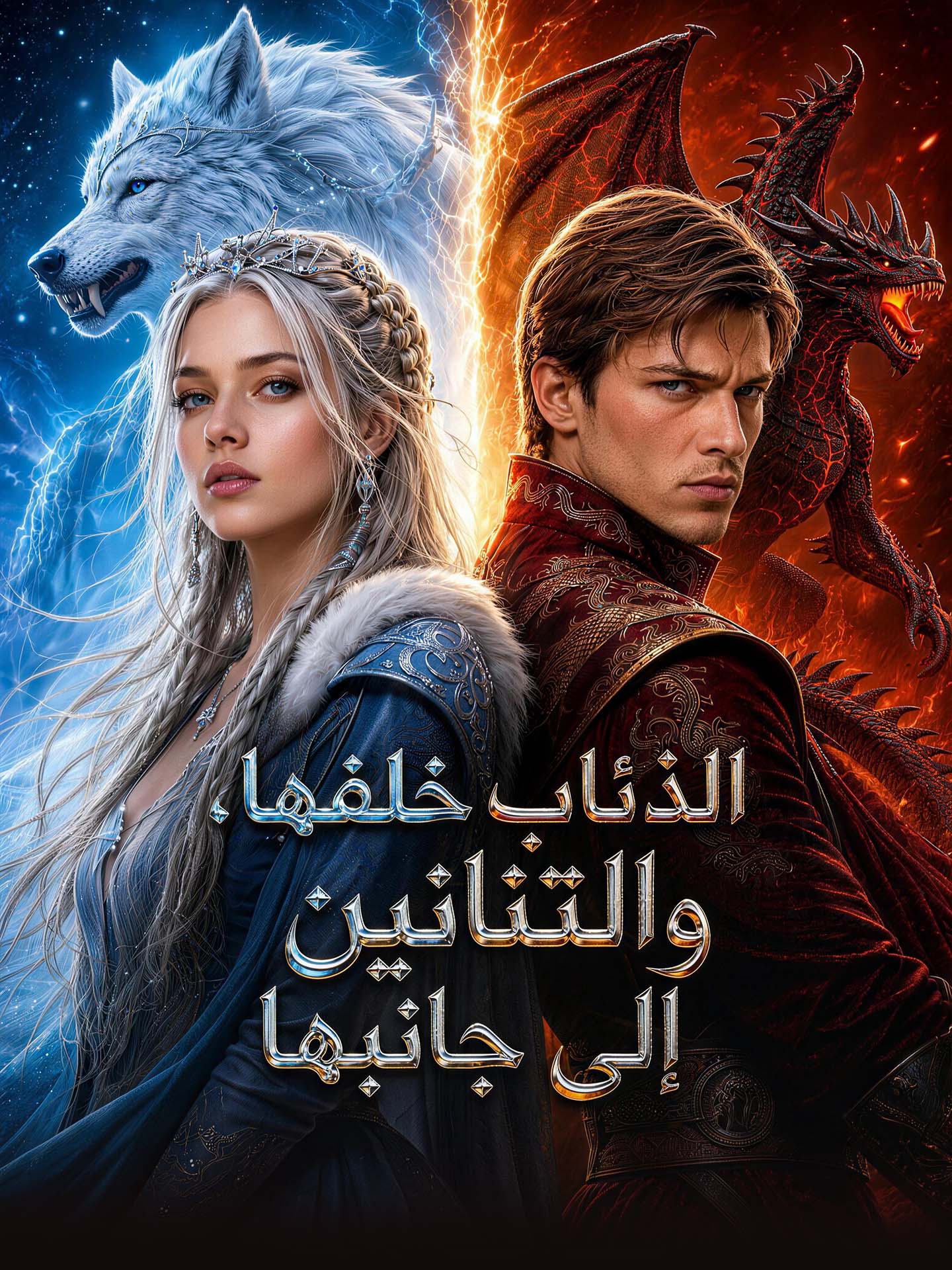 الذئاب خلفها، والتنانين إلى جانبها