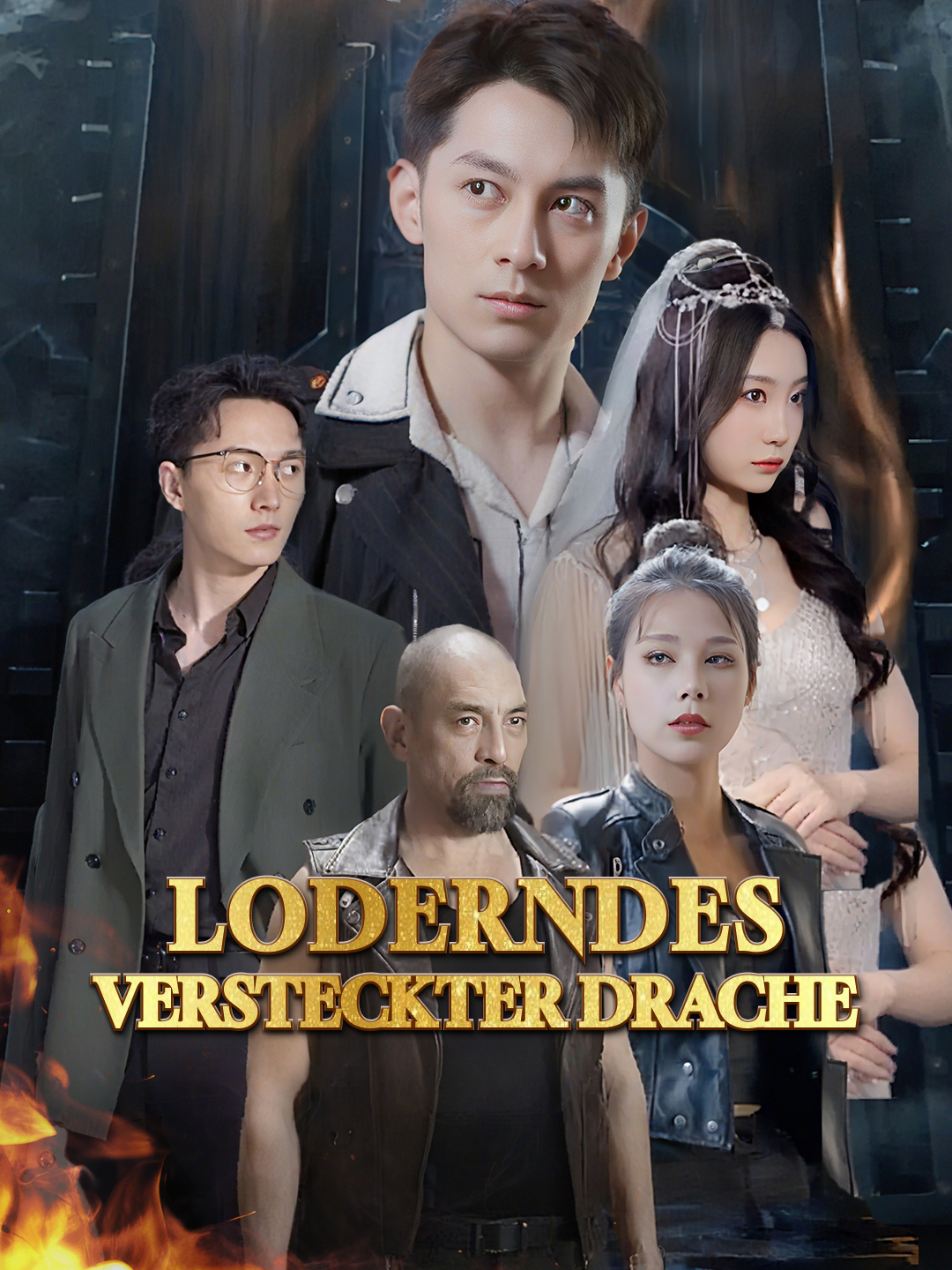 Loderndes versteckter Drache