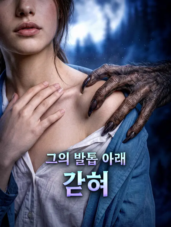그의 발톱 아래 갇혀