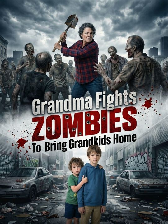 Mama besar melawan zombi