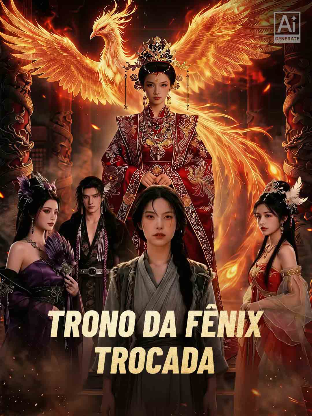 Trono da fênix trocada