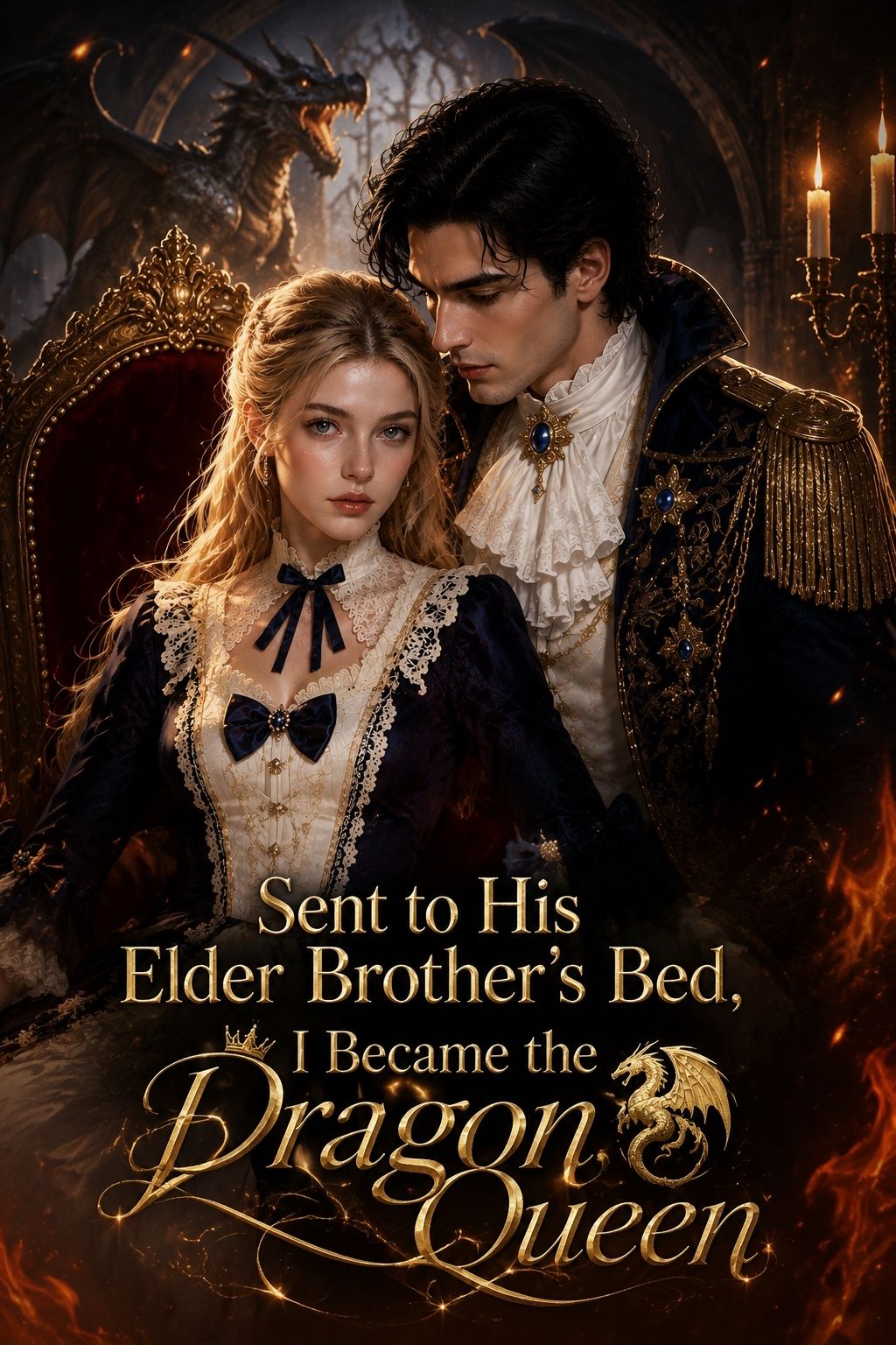 Sent to His Elder Brother's Bed, I Became the Dragon Queen