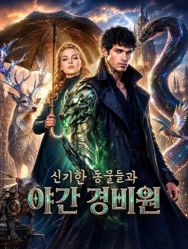 신기한 동물들과 야간 경비원