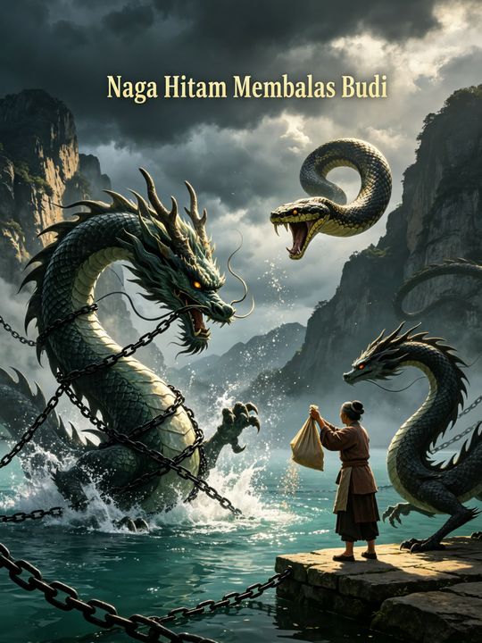 Naga Hitam Membalas Budi