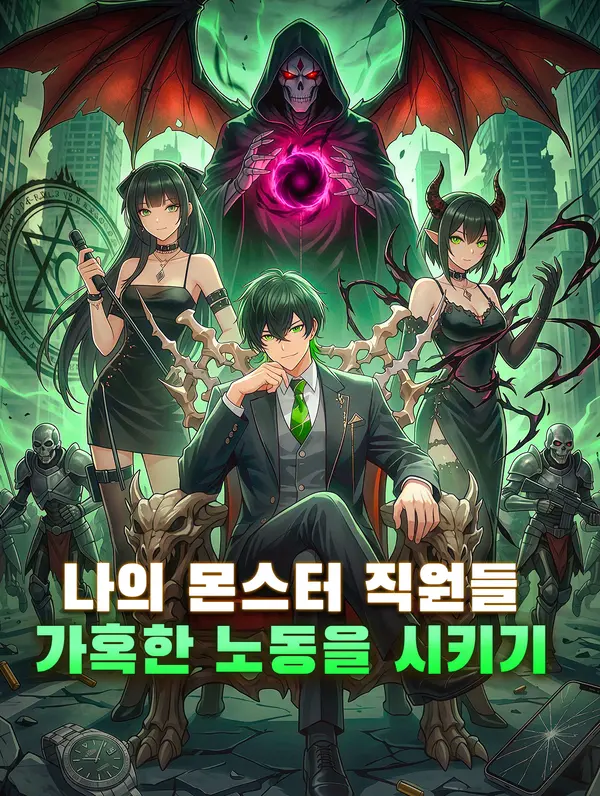 나의 몬스터 직원들 가혹한 노동을 시키기