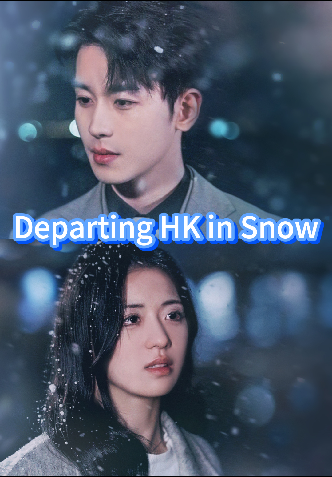 Departing HK in Snow