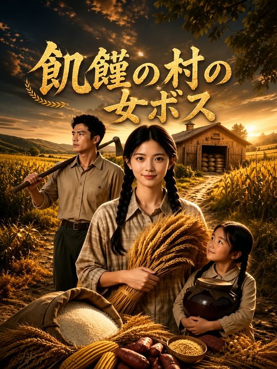 飢饉の村の女ボス