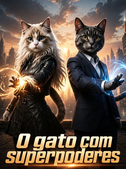 O gato com superpoderes