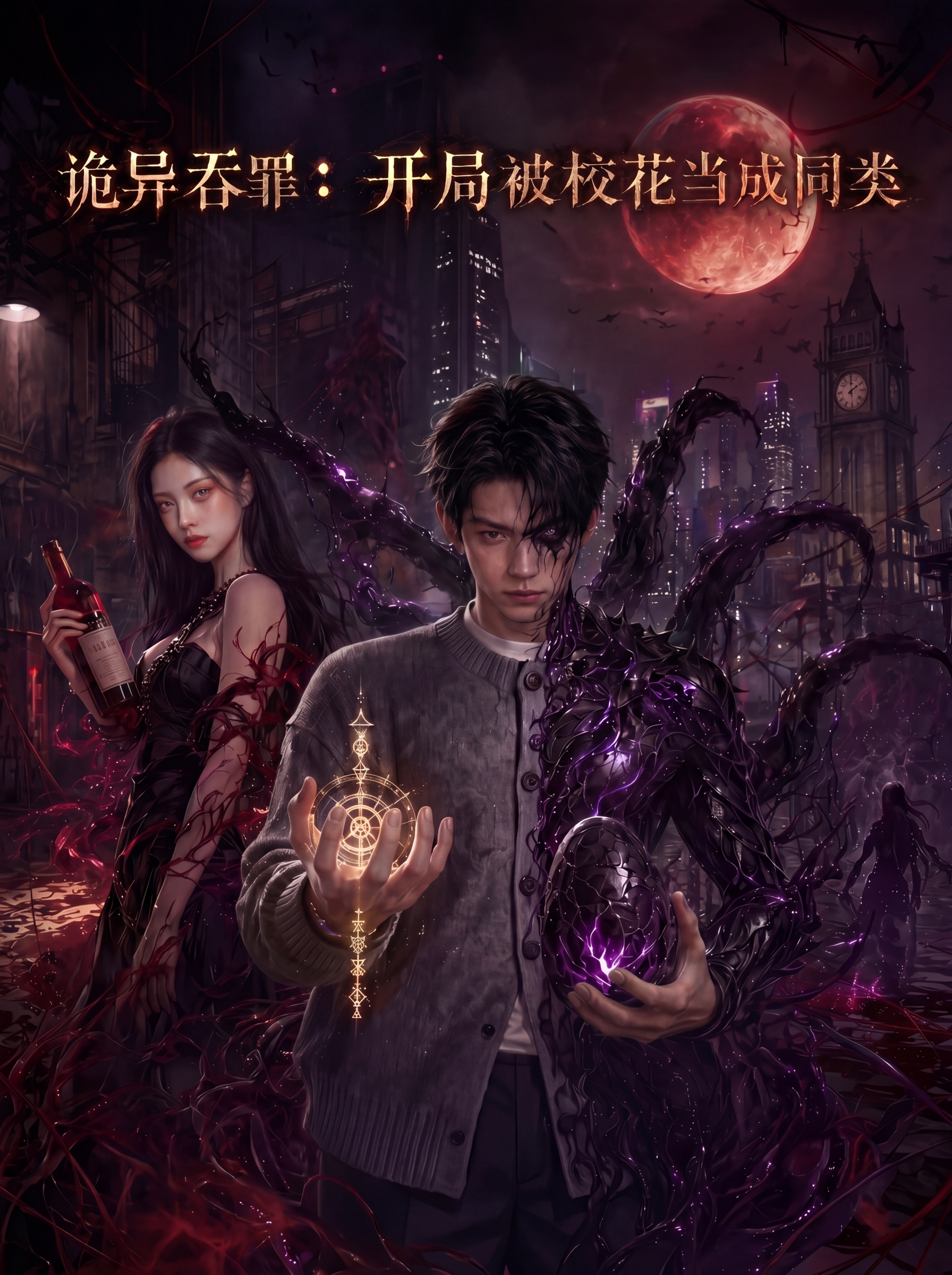 詭異吞罪：開局被校花當成同類