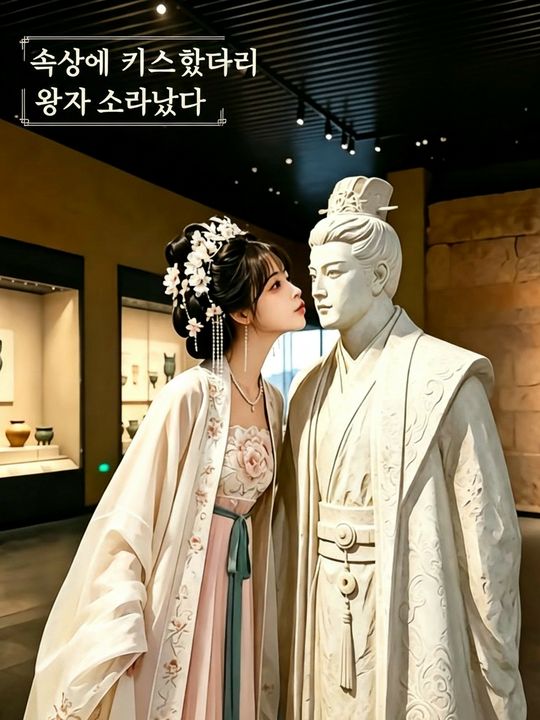 석상에 키스했더니 왕자가 살아났다