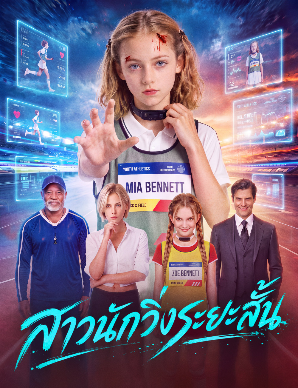 สาวนักวิ่งระยะสั้น