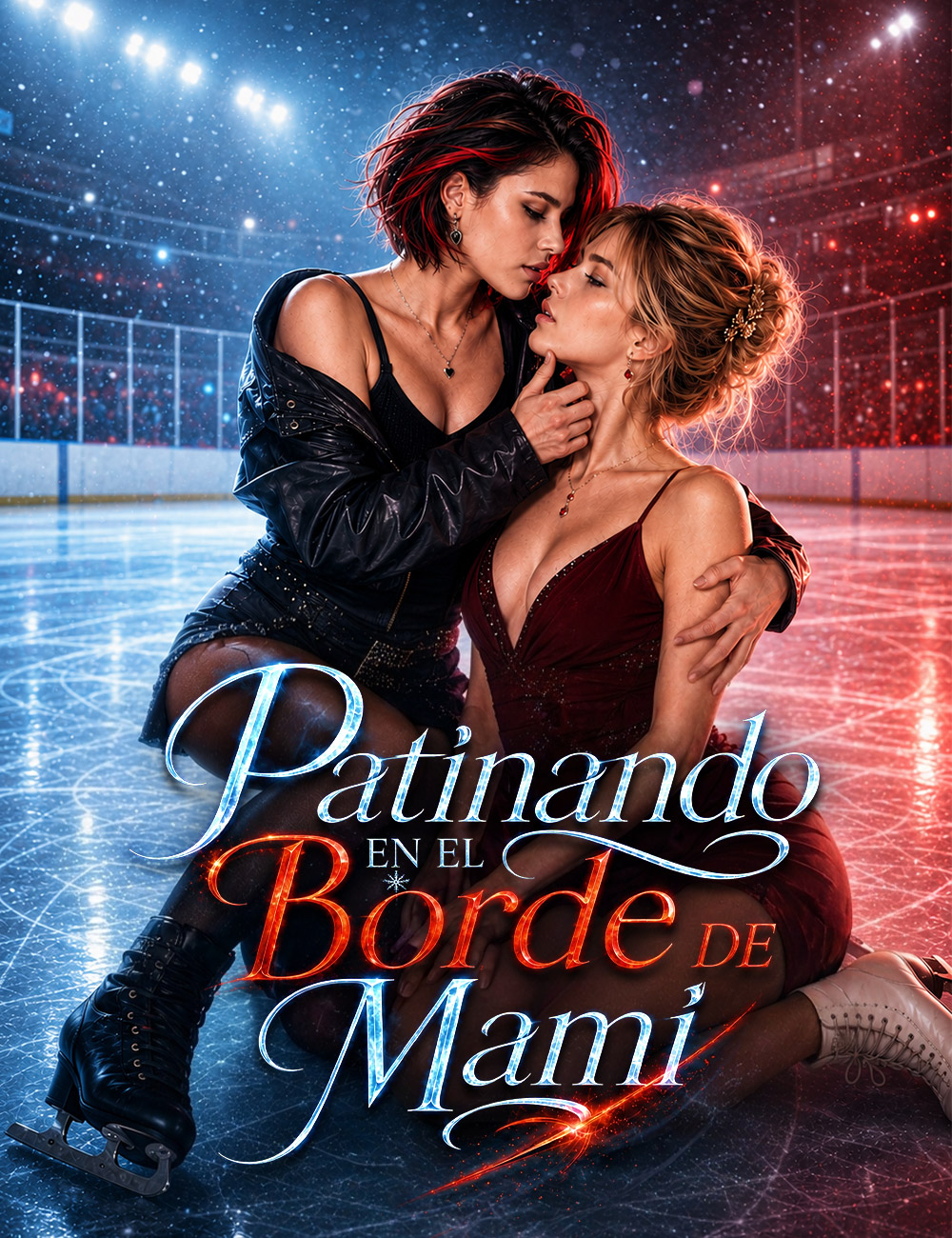 Patinando en el borde de mami