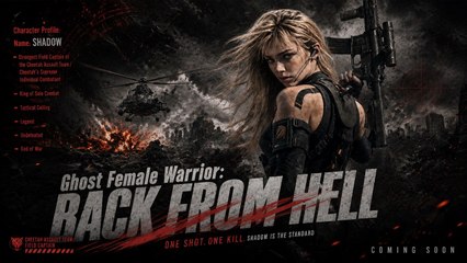 ghost female warrior back from hell (2024)