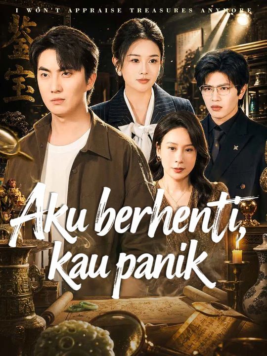 Aku berhenti, kau panik
