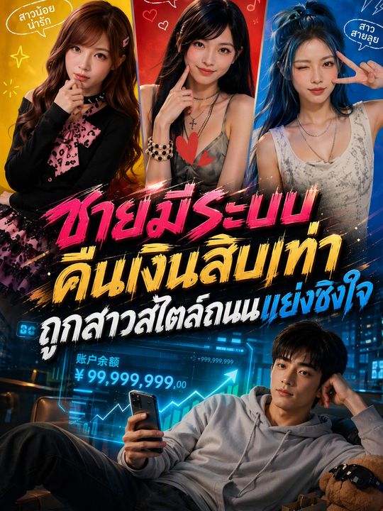 ชายมีระบบคืนเงินสิบเท่าถูกสาวสไตล์ถนนแย่งชิงใจ