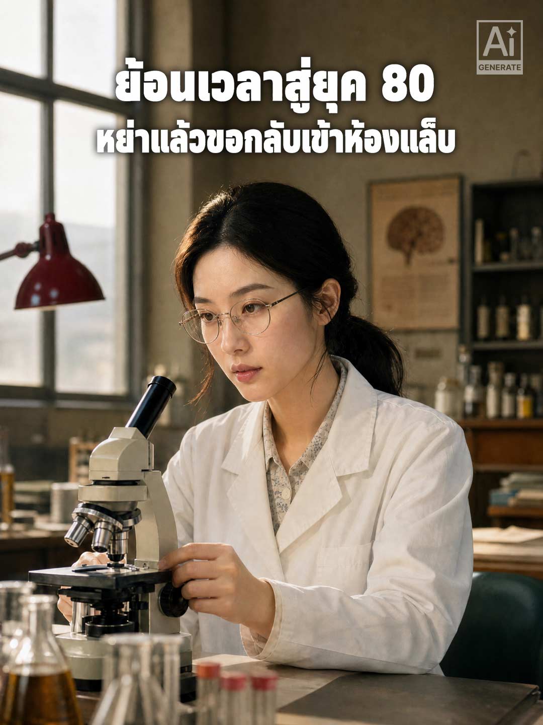 ย้อนเวลาสู่ยุค 80 หย่าแล้วขอกลับเข้าห้องแล็บ