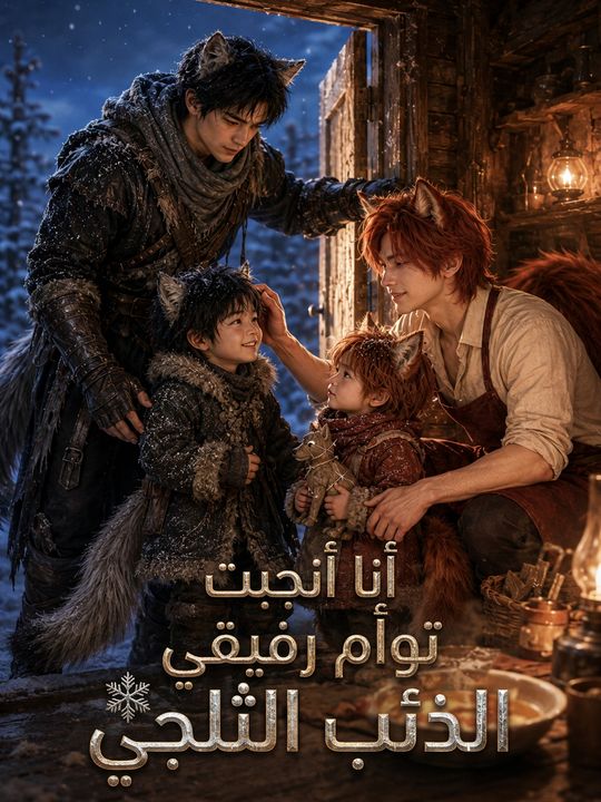 أنا أنجبت توأم رفيقي الذئب الثلجي