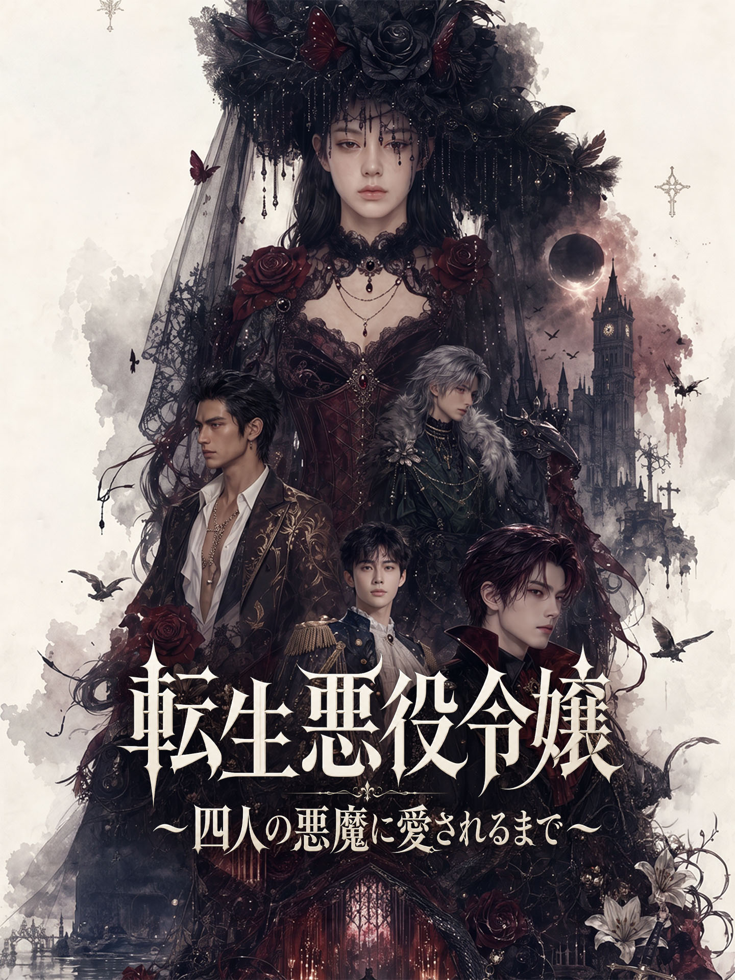 転生悪役令嬢~四人の悪魔に愛されるまで~