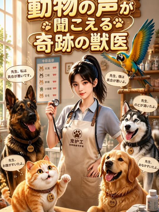 動物の声が聞こえる奇跡の獣医