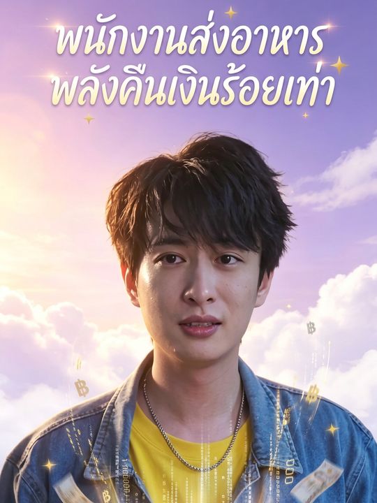 พนักงานส่งอาหารพลังคืนเงินร้อยเท่า