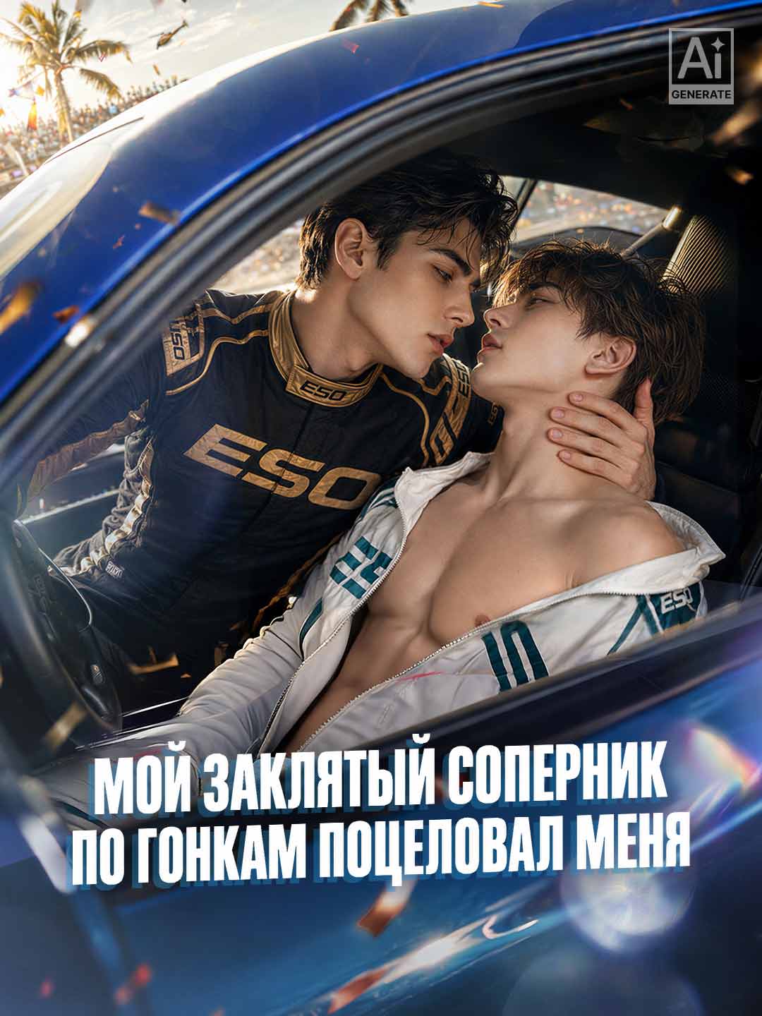 Мой заклятый соперник по гонкам поцеловал меня