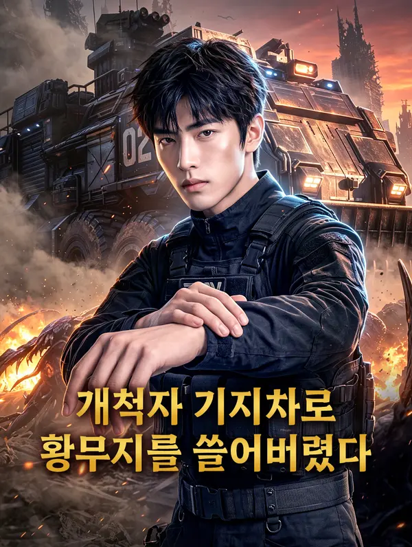 개척자 기지차로 황무지를 쓸어버렸다