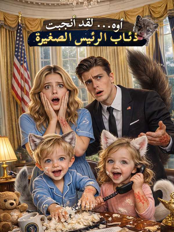 أوه... لقد أنجبت ذئاب الرئيس الصغيرة