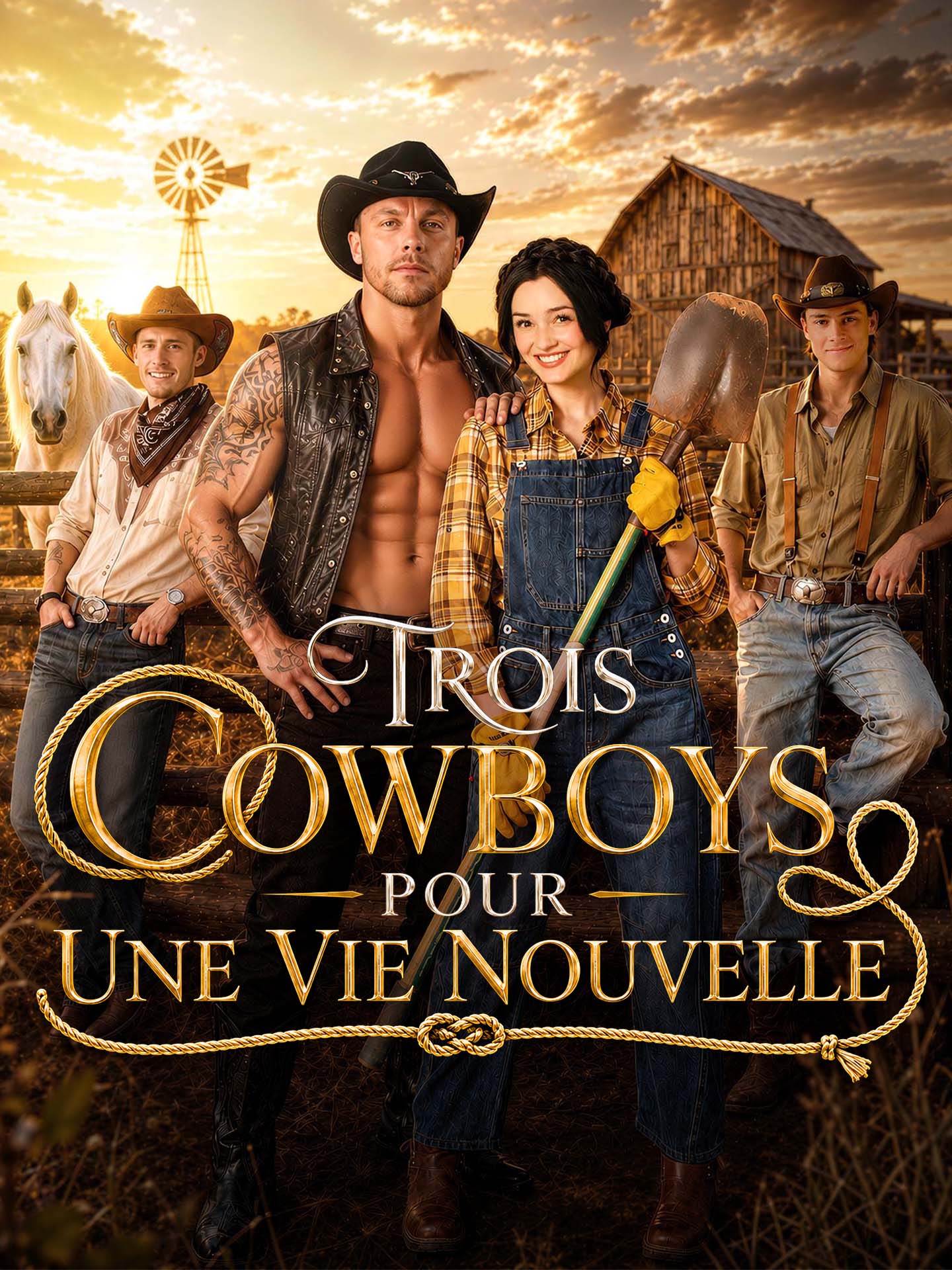 Trois cowboys pour une vie nouvelle