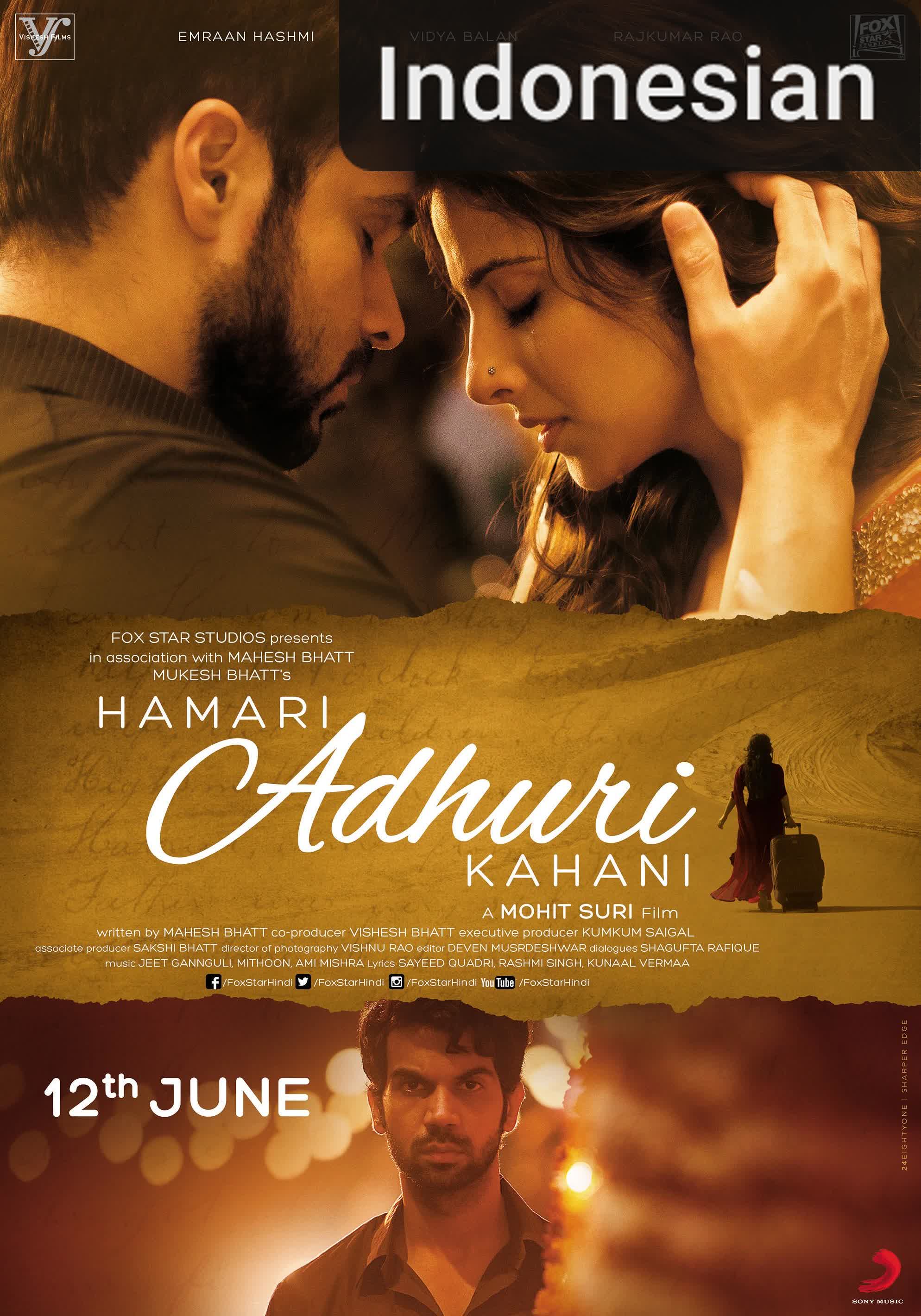 Hamari Adhuri Kahani [Indonesian] (2015)