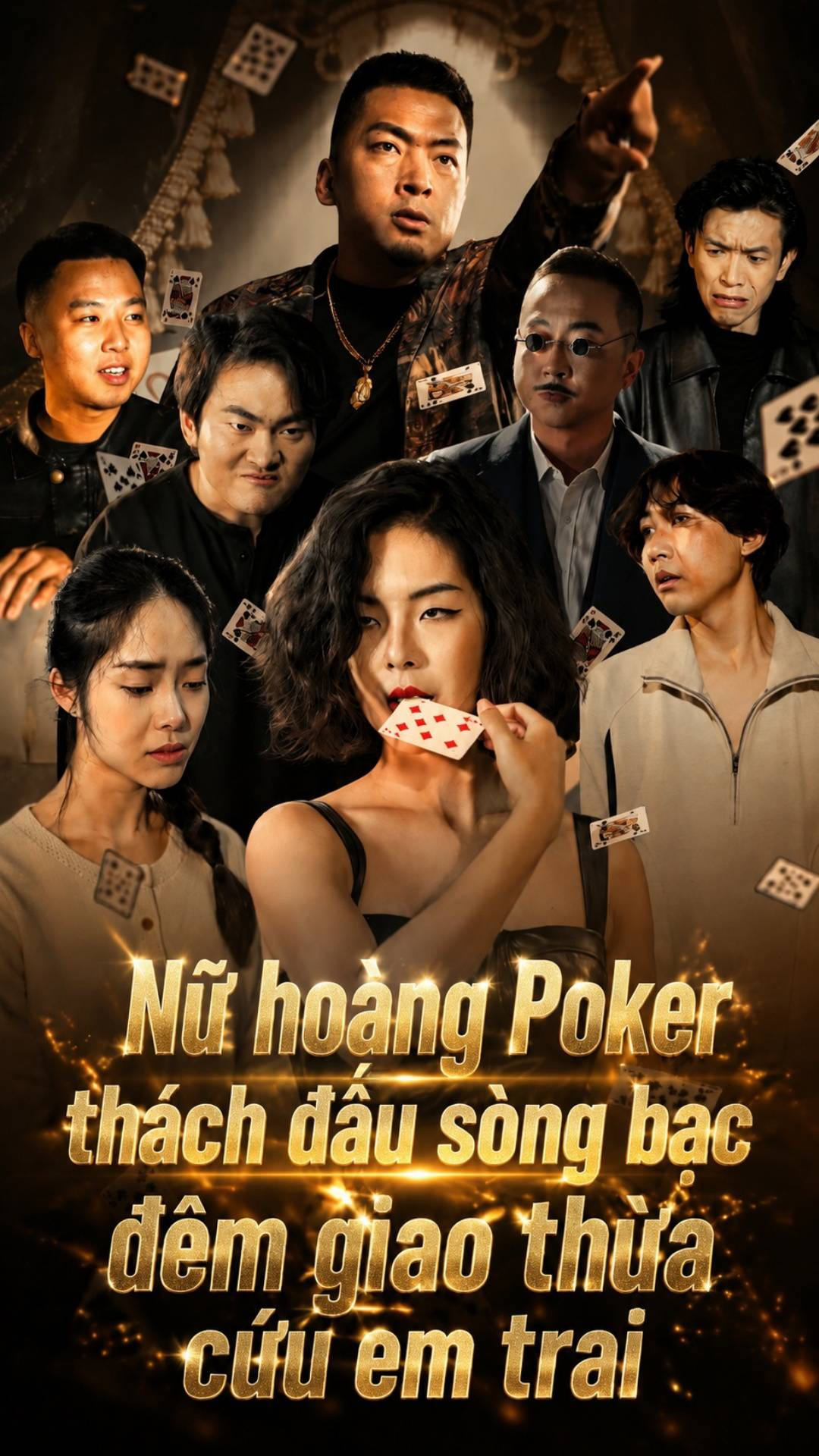 Nữ hoàng Poker thách đấu sòng bạc đêm giao thừa cứu em trai