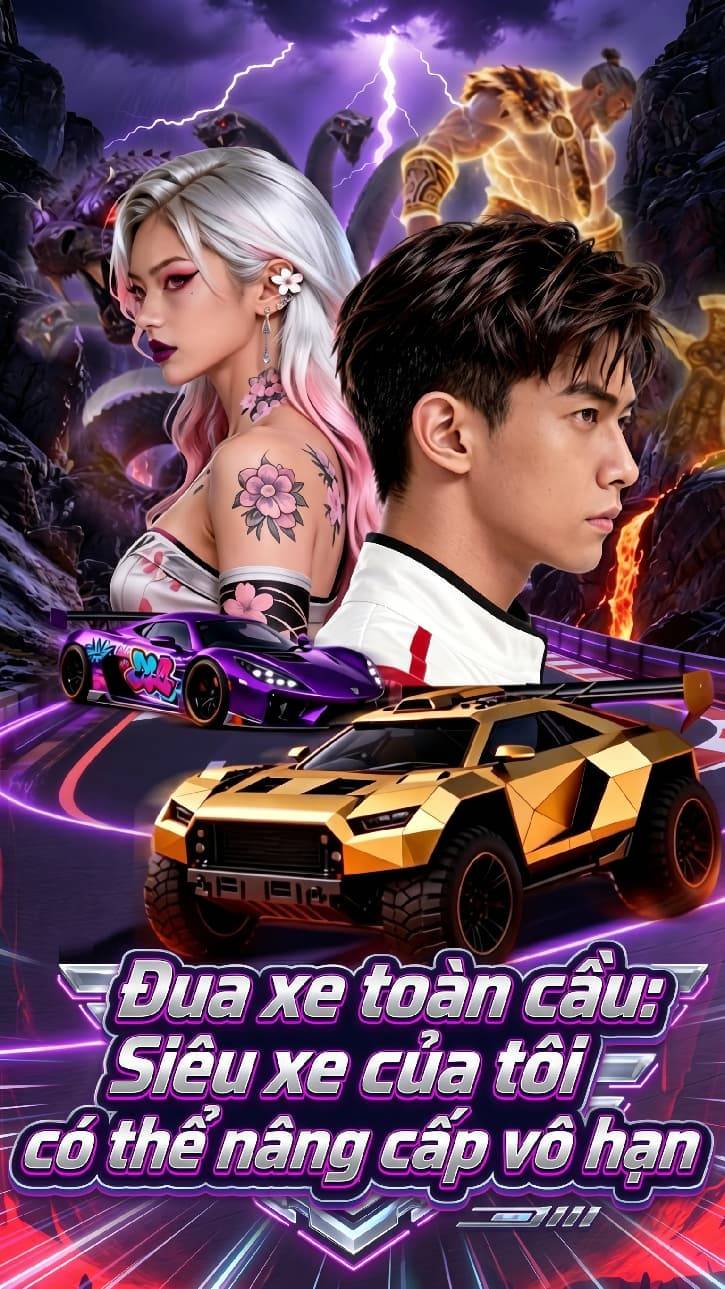 Đua xe toàn cầu: Siêu xe của tôi có thể nâng cấp vô hạn