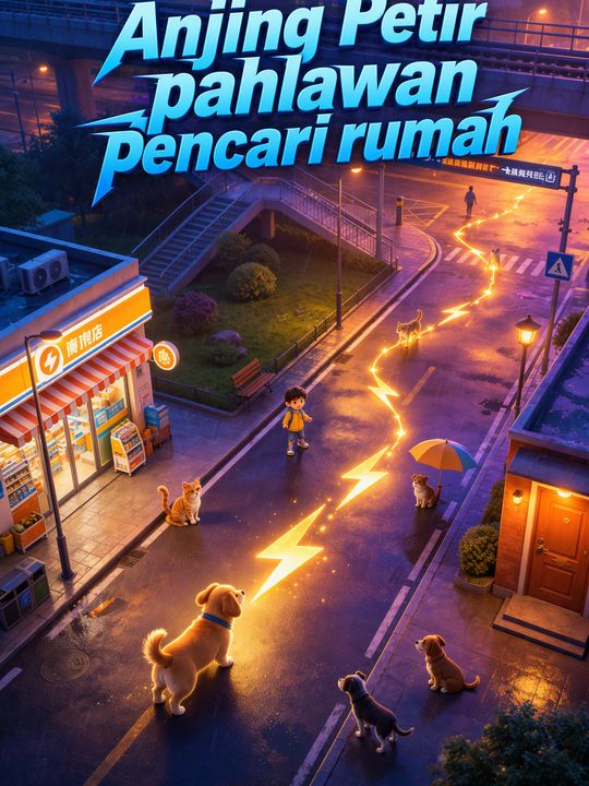 Anjing Petir pahlawan pencari rumah