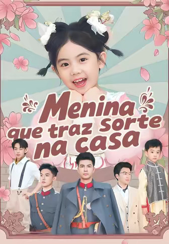 Menina que traz sorte na casa