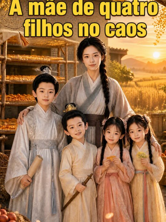 A mãe de quatro filhos no caos