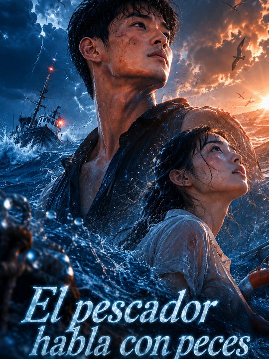 El pescador habla con peces