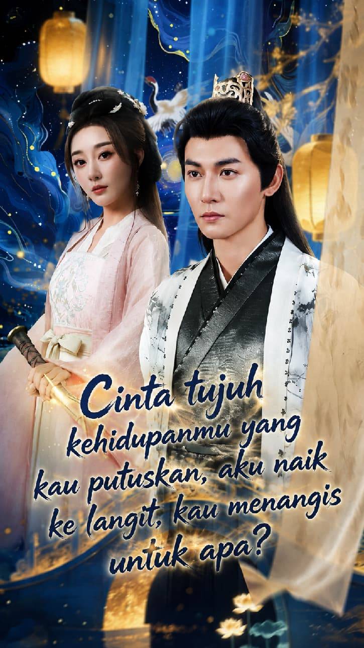 Cinta tujuh kehidupanmu yang kau putuskan, aku naik ke langit, kau menangis untuk apa?