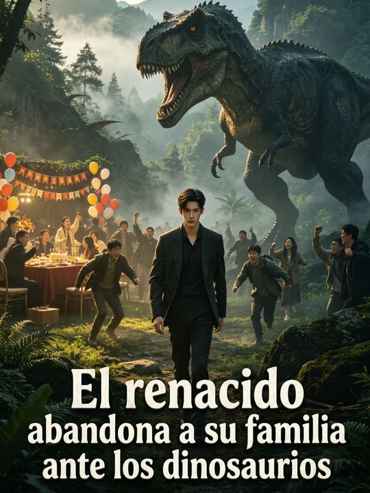 El renacido abandona a su familia ante los dinosaurios