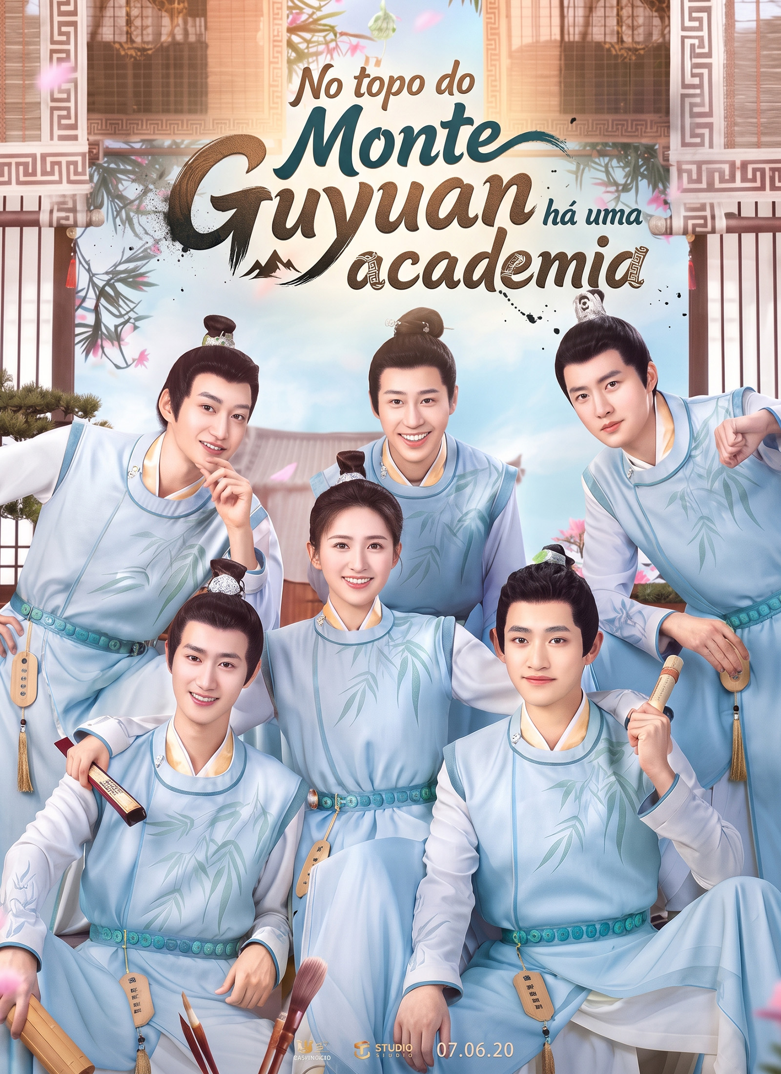 No topo do Monte  Guyuan há uma academia