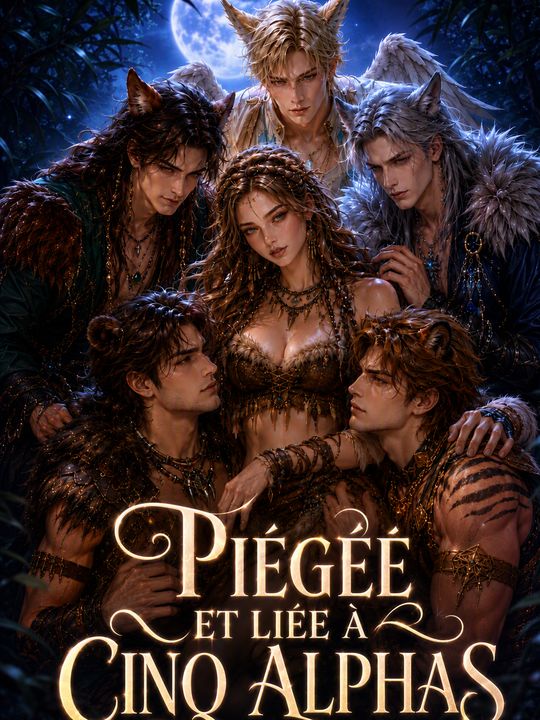 Piégée et liée à cinq alphas